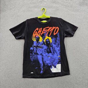 Earthgang Men Shirt L Black Ghetto Gods Hip Hop Rap Short Sleeve Tee